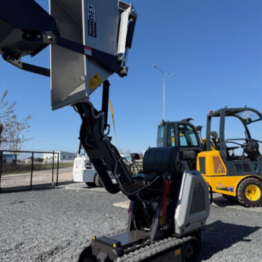 Raupendumper Unterbau Kettenlaufwerk Detailaufnahme mit Antrieb
