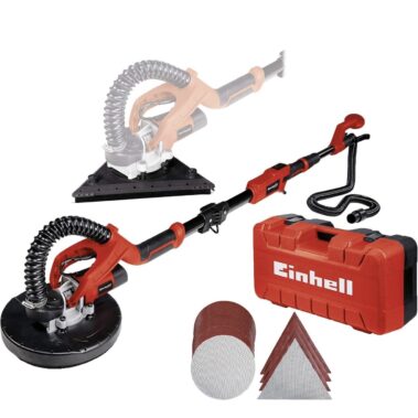 Trockenbauschleifer mit Zubehör, Schleifaufsätzen und Transportkoffer