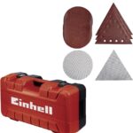 Schleifpapier und Transportkoffer für Trockenbauschleifer