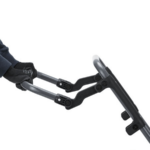 Ergonomisch geformter Führungsgriff der Husqvarna LF 80 für komfortables und vibrationsarmes Arbeiten.