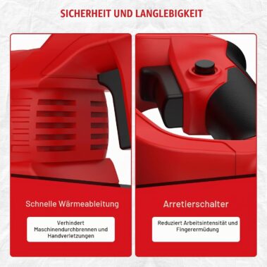Benzinbetriebener Vibrationsstampfer von Husqvarna zur Verdichtung von Erde, Schotter und Asphalt.